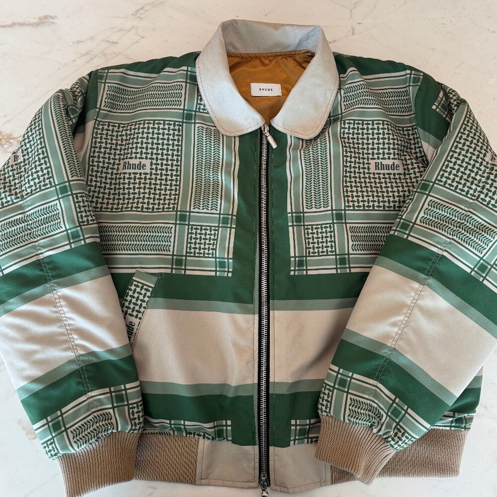 Rhude Printed Bomber Jacket